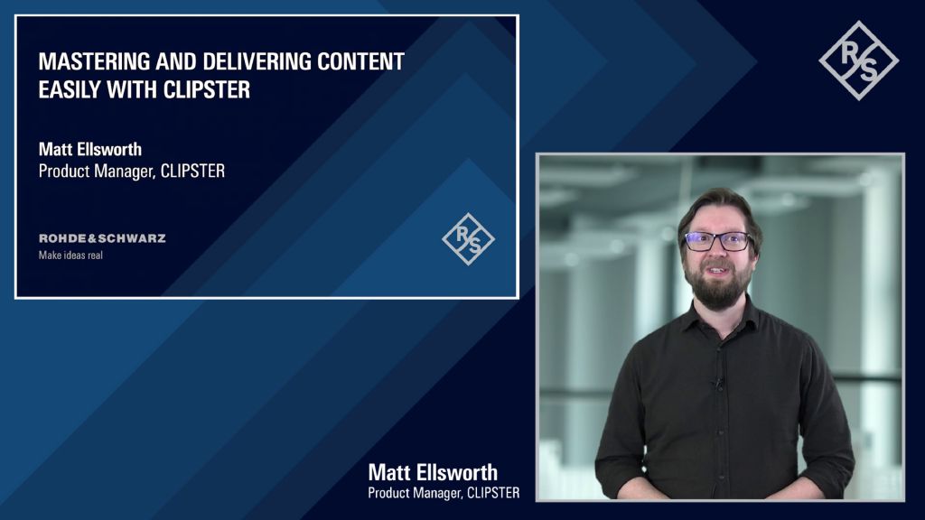 Mastering and delivering content easily with Clipster