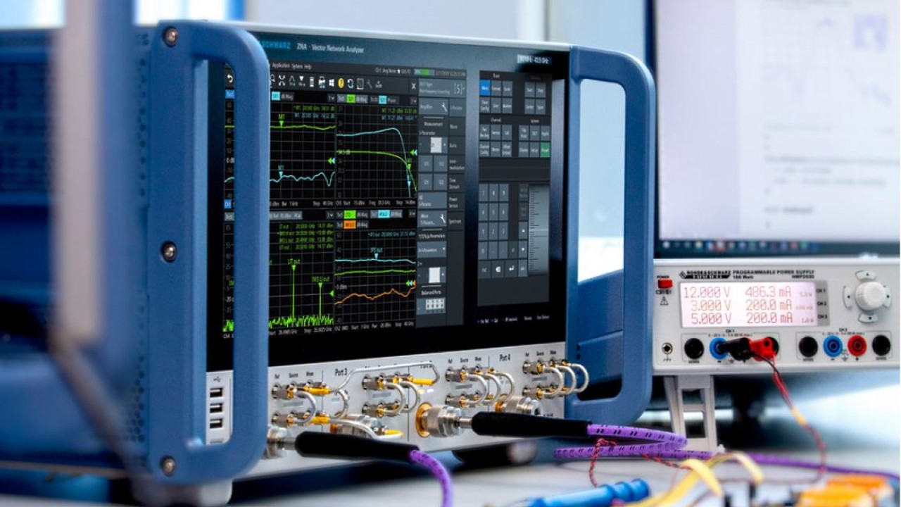 The R&S®ZNA vector network analyzer supports demanding noise measurement applications.