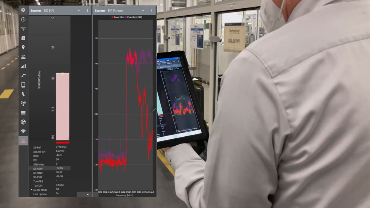 Coverage and performance testing of 5G private networks