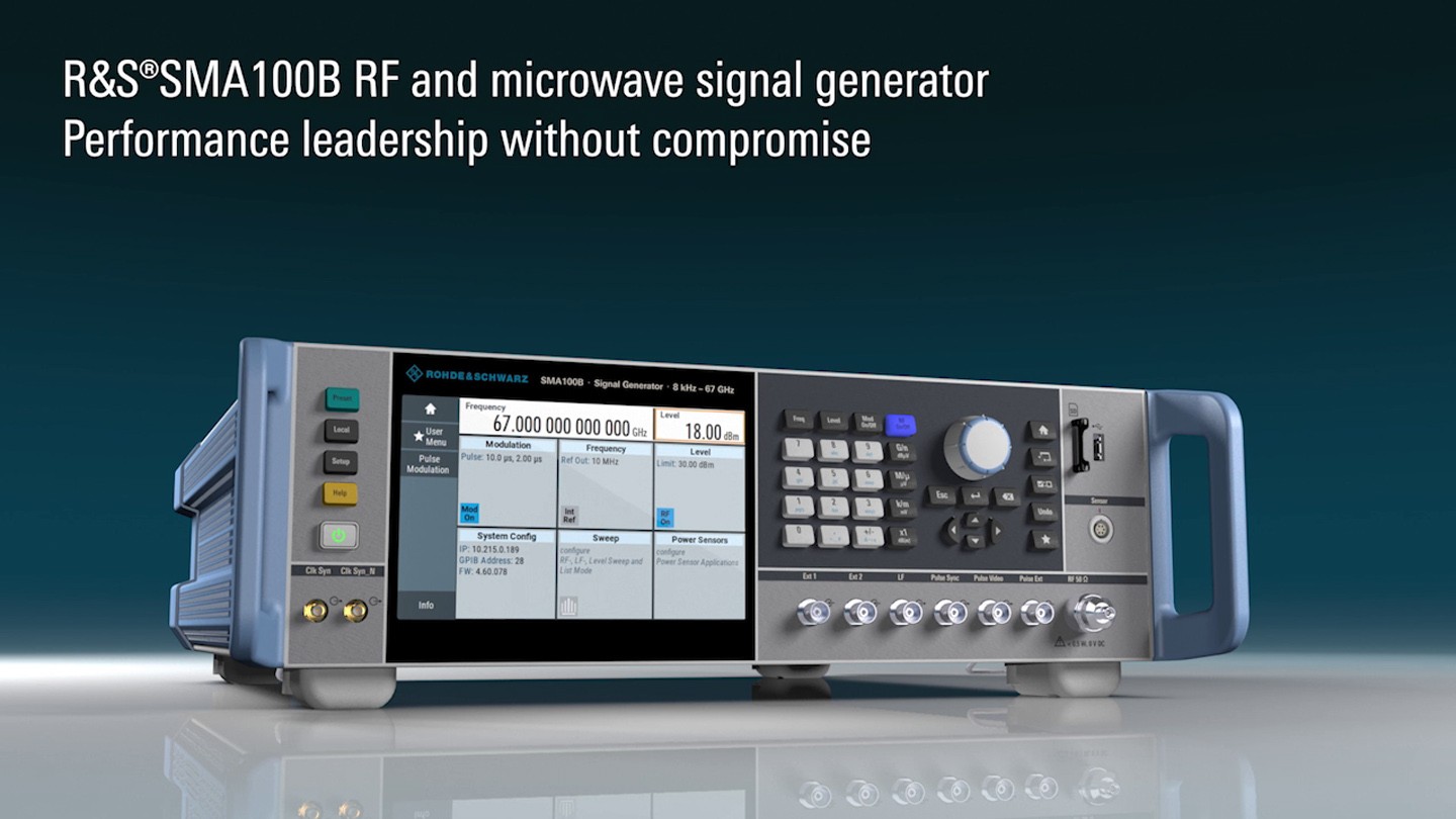 SMA100B - Performance leadership without compromise