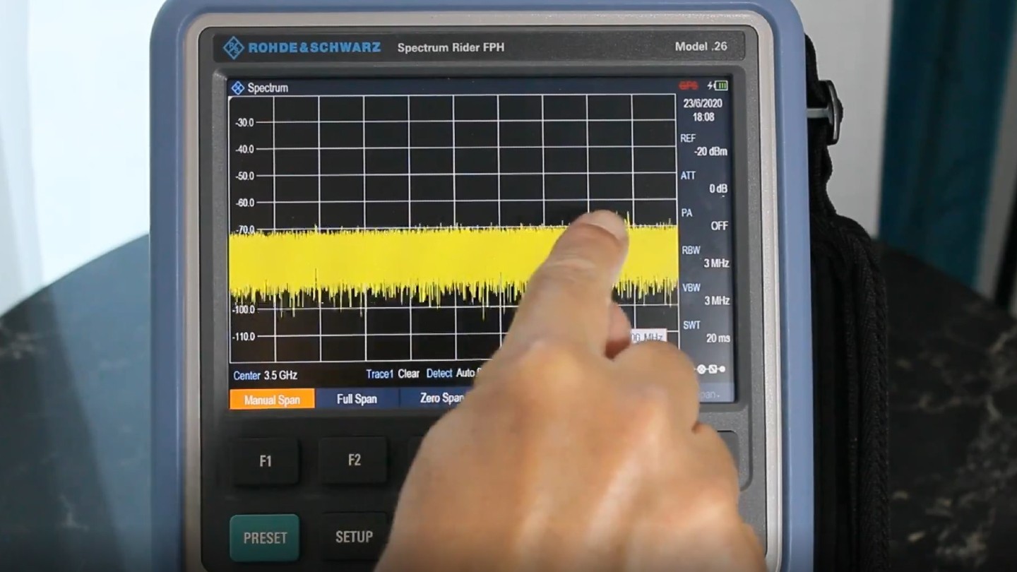 Using FPH Gated Trigger Settings For a Live 5G Signal 