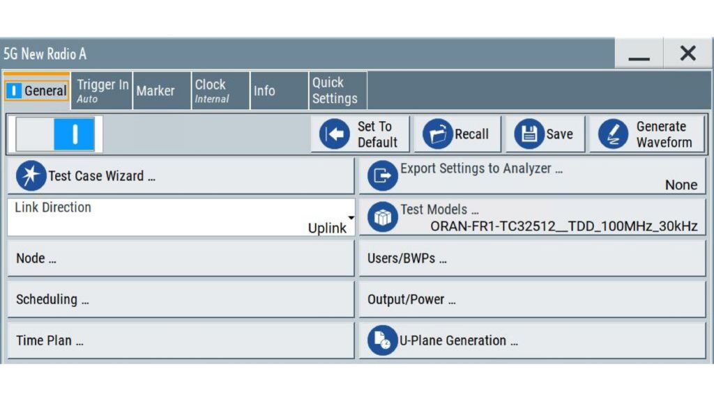 Signal generation using the R&S®SMW200A vector signal generator