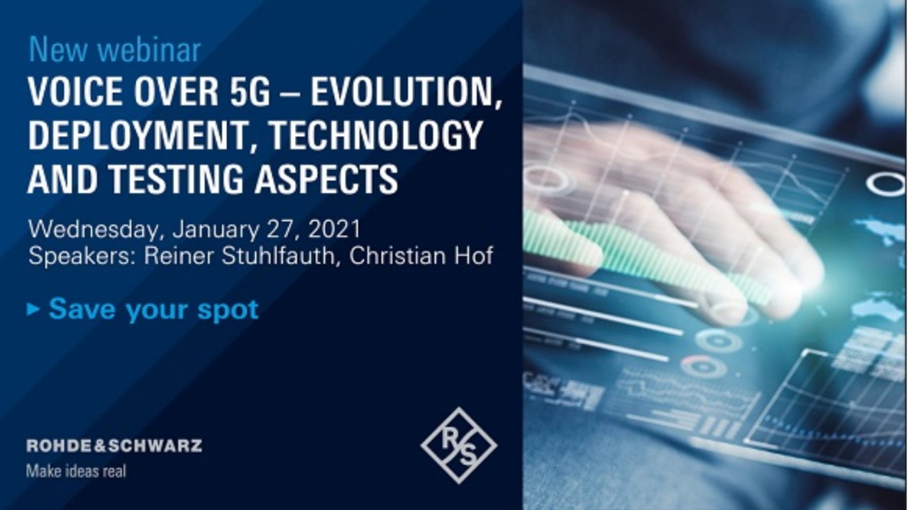 Webinar: Voice over 5G