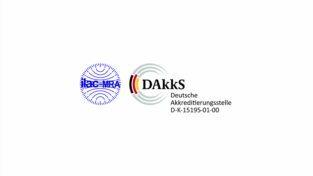 DAkkS accreditation 15195-01-00